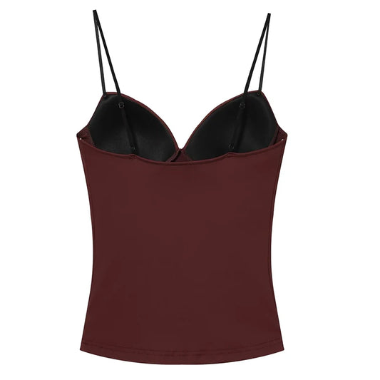 Corset Camisole Sans Manches — Haut Femme Sexy