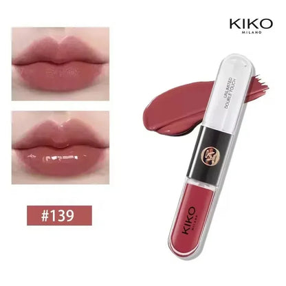 Rouge à Lèvres Double Embout — Gloss Effet Miroir
