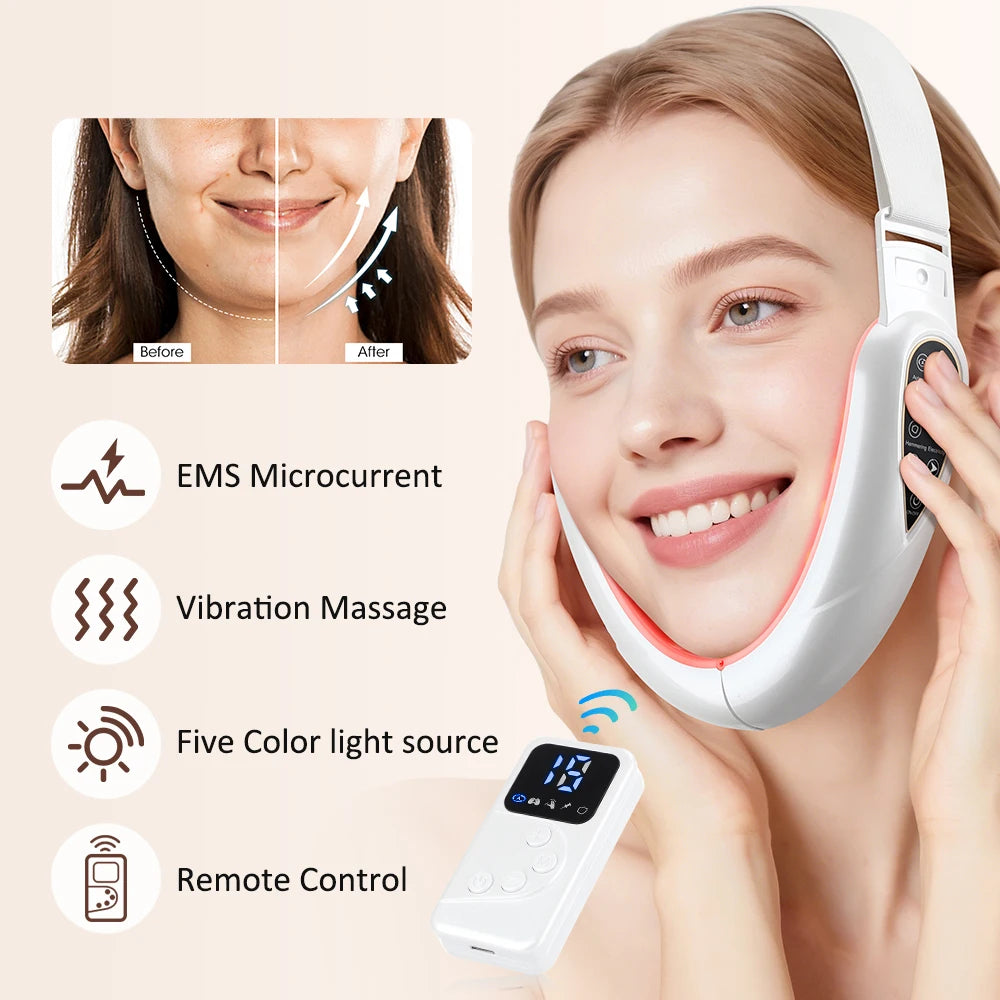 Masseur Facial Électrique – Lifting & Raffermissement Visage en V