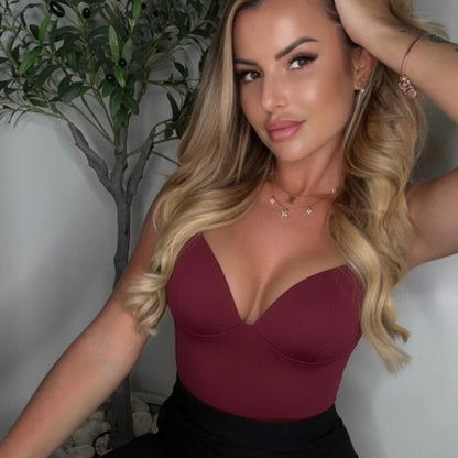 Corset Camisole Sans Manches — Haut Femme Sexy
