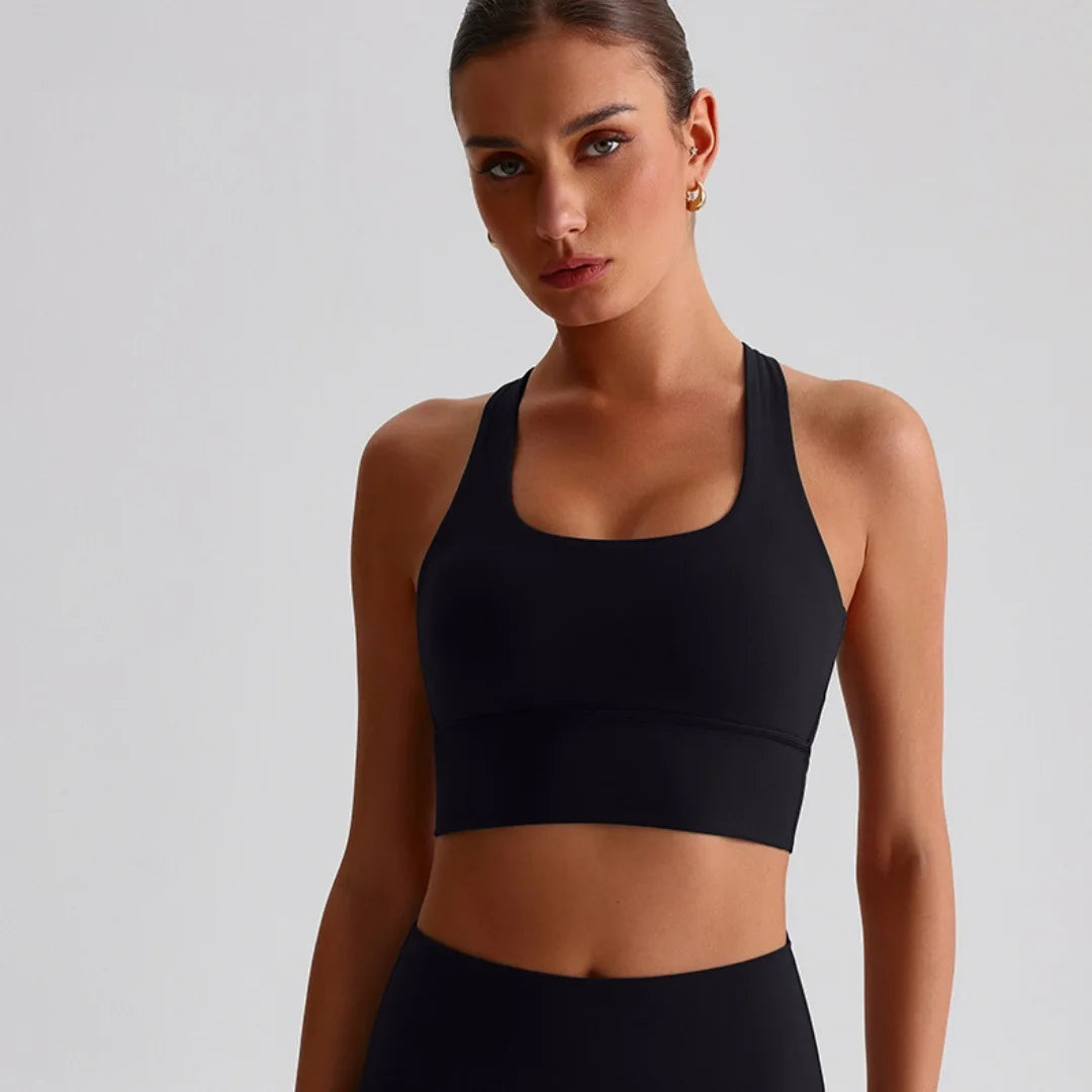 Ensemble Sport Femme — Legging Yoga & Brassière Gainante Haute Performance