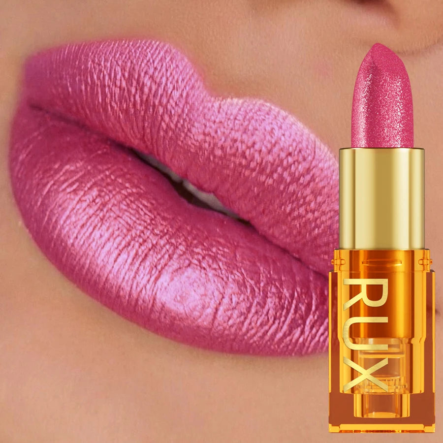 Rouge à Lèvres Métallique Longue Durée