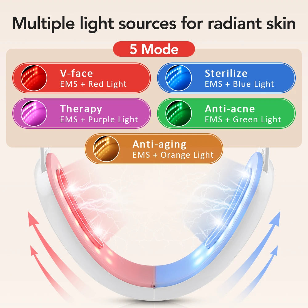 Masseur Facial Électrique – Lifting & Raffermissement Visage en V