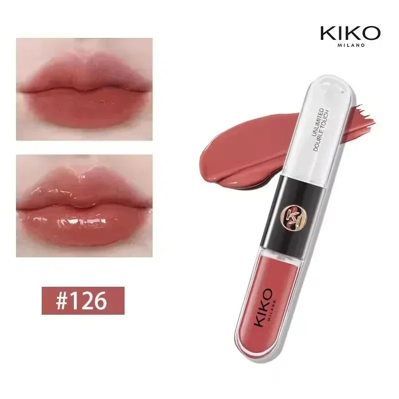 Rouge à Lèvres Double Embout — Gloss Effet Miroir
