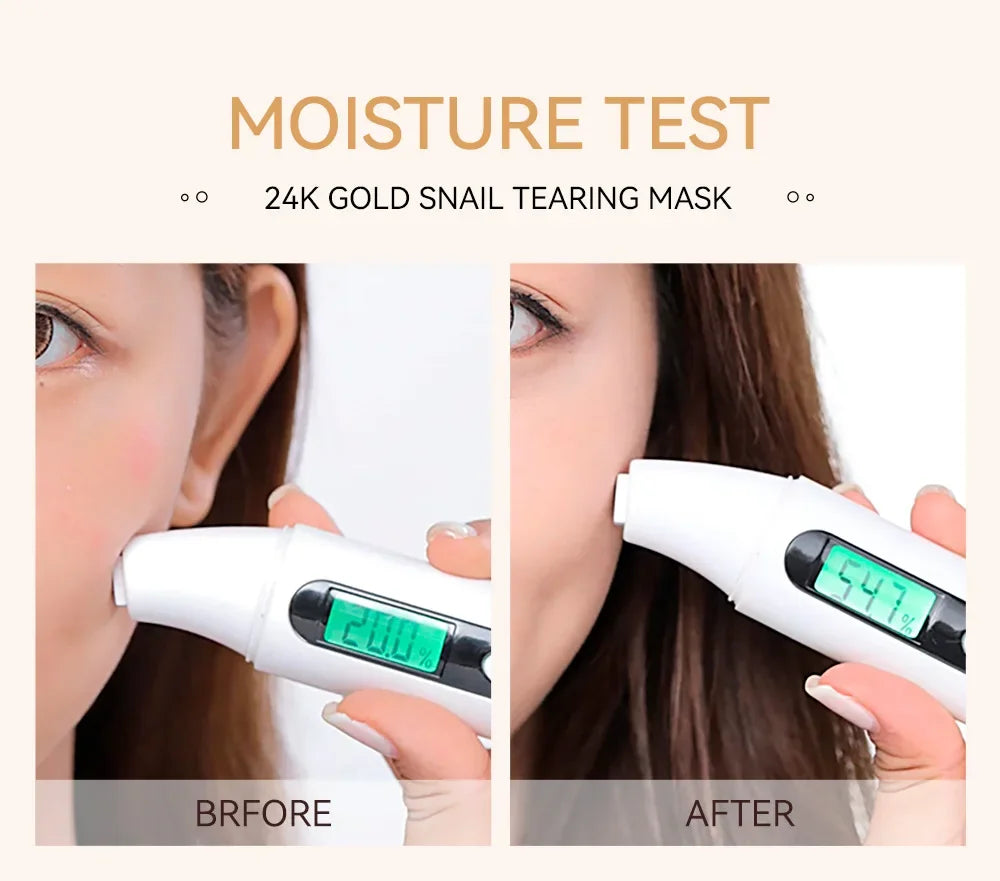 Masque Peel-Off 24K Gold Snail — Détox & Éclat