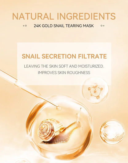Masque Peel-Off 24K Gold Snail — Détox & Éclat