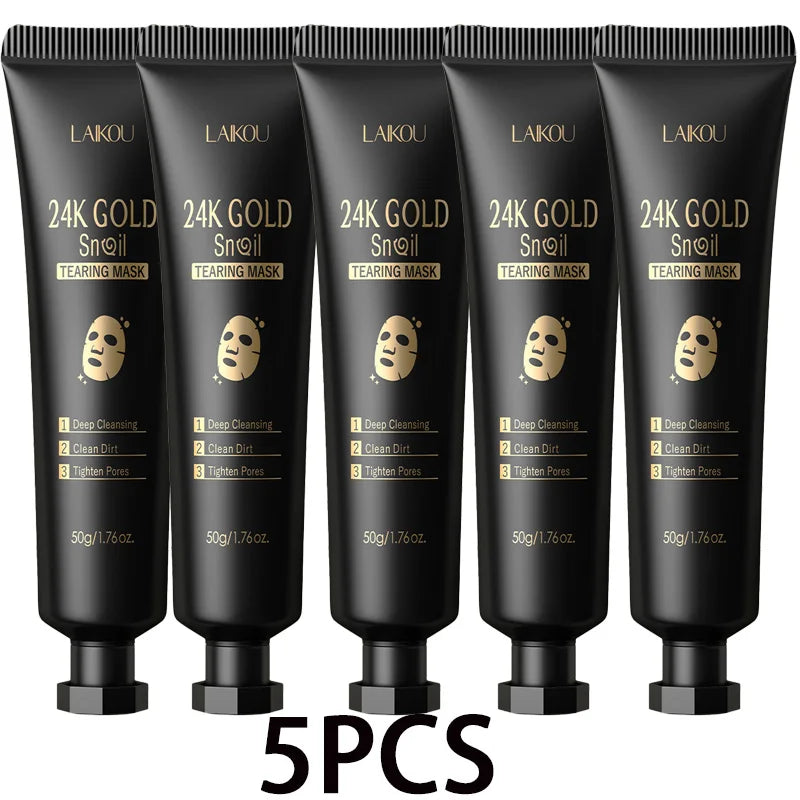 Masque Peel-Off 24K Gold Snail — Détox & Éclat