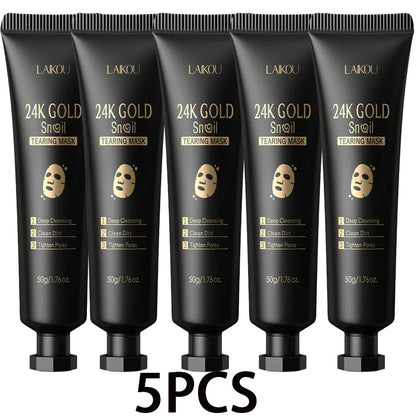 Masque Peel-Off 24K Gold Snail — Détox & Éclat