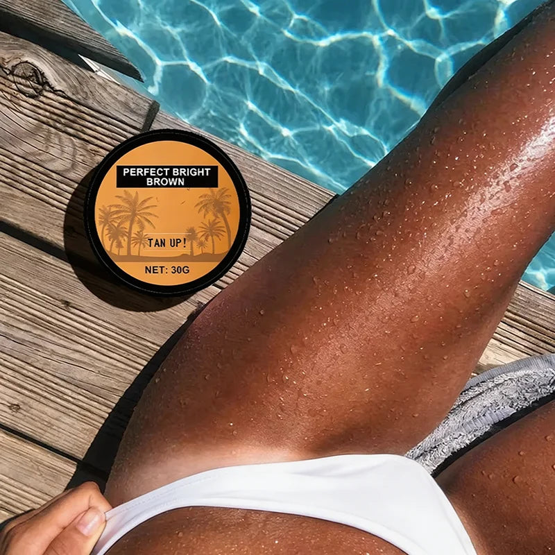 Crème Bronzante Accélératrice — Hâle Doré Longue Durée Corps & Visage