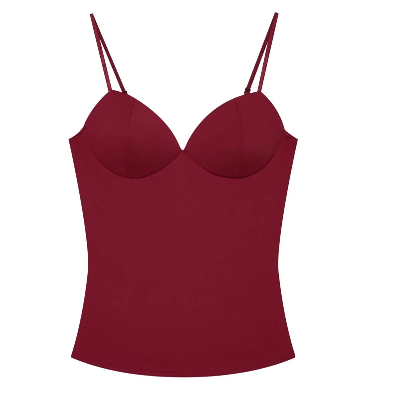 Corset Camisole Sans Manches — Haut Femme Sexy