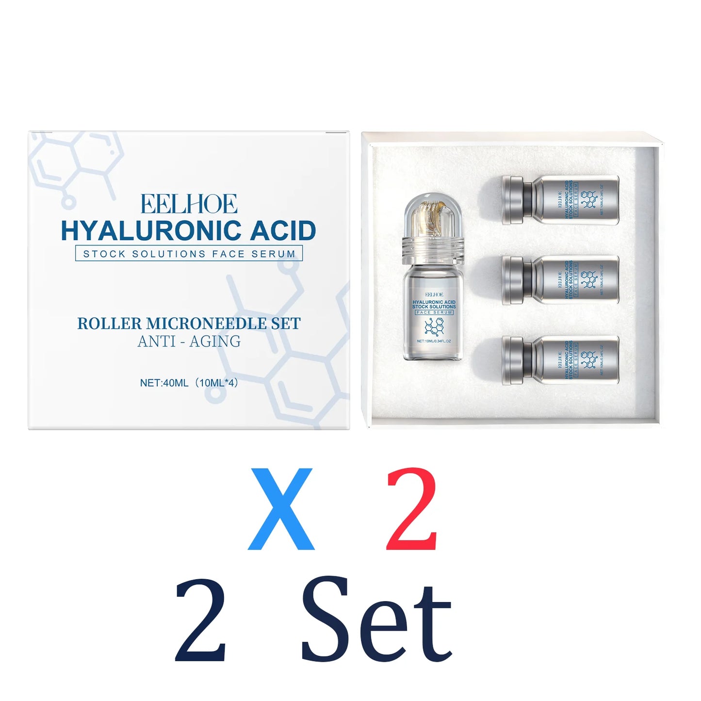 Kit Sérum Niacinamide & Rouleau Micro-Aiguilles 0,25 mm — Hydratation & Éclat