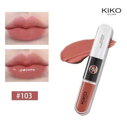 Rouge à Lèvres Double Embout — Gloss Effet Miroir