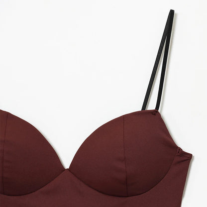 Corset Camisole Sans Manches — Haut Femme Sexy