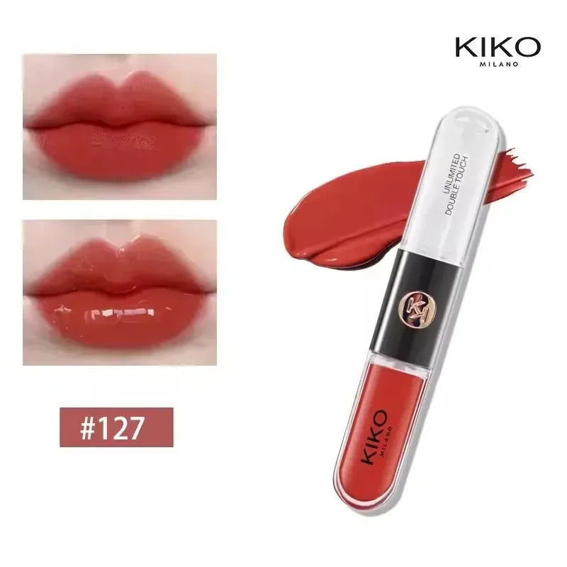 Rouge à Lèvres Double Embout — Gloss Effet Miroir