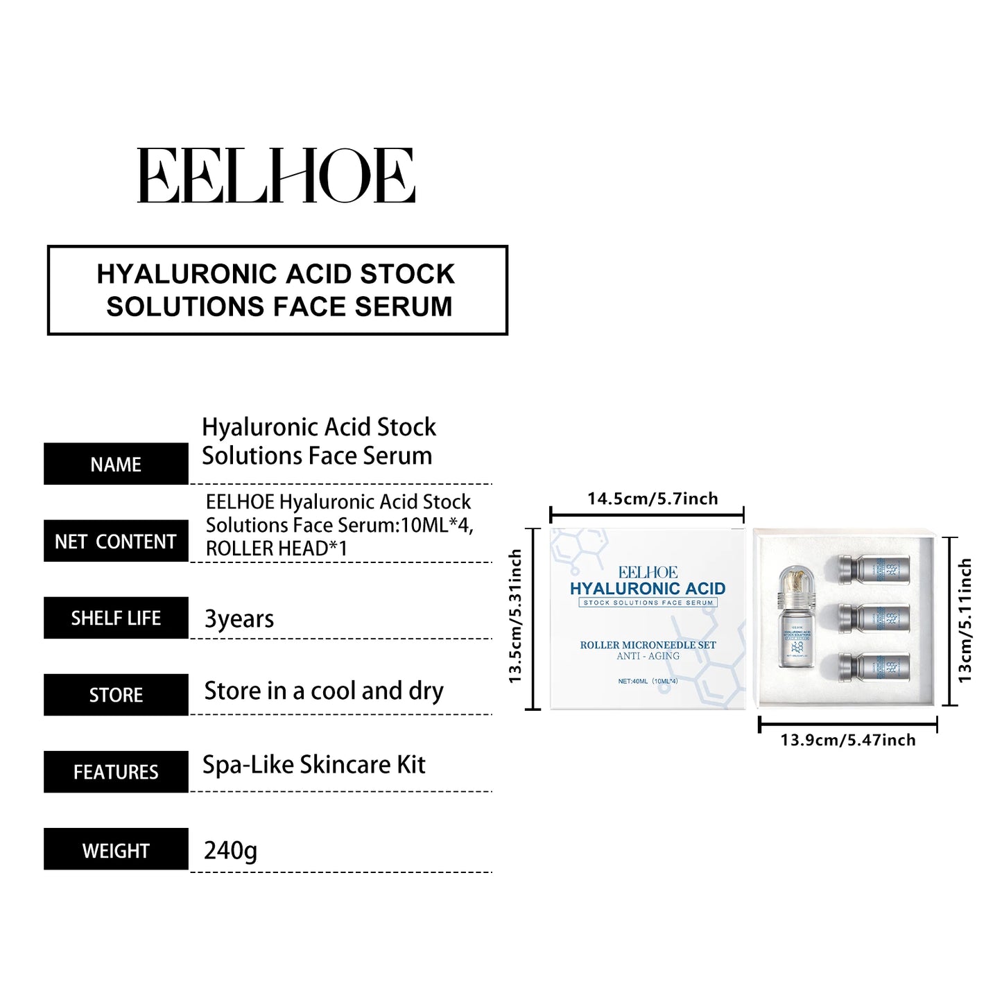 Kit Sérum Niacinamide & Rouleau Micro-Aiguilles 0,25 mm — Hydratation & Éclat