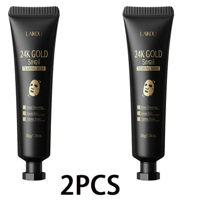 Masque Peel-Off 24K Gold Snail — Détox & Éclat