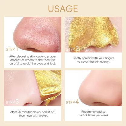 Masque Peel-Off 24K Gold Snail — Détox & Éclat