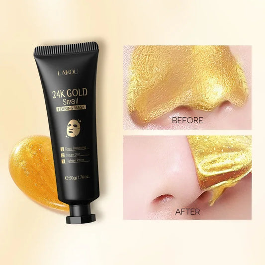 Masque Peel-Off 24K Gold Snail — Détox & Éclat