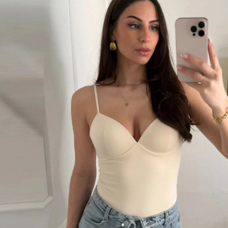 Corset Camisole Sans Manches — Haut Femme Sexy