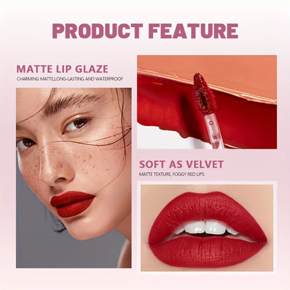 Rouge à Lèvres Liquide Mat Velours — Longue Tenue & Haute Pigmentation