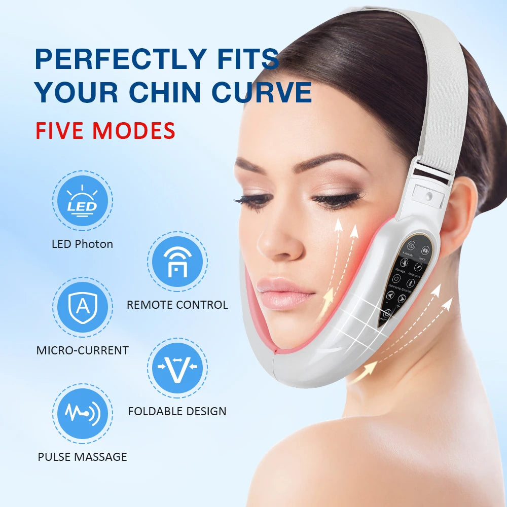 Masseur Facial Électrique – Lifting & Raffermissement Visage en V