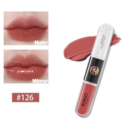 Rouge à Lèvres Double Embout — Gloss Effet Miroir