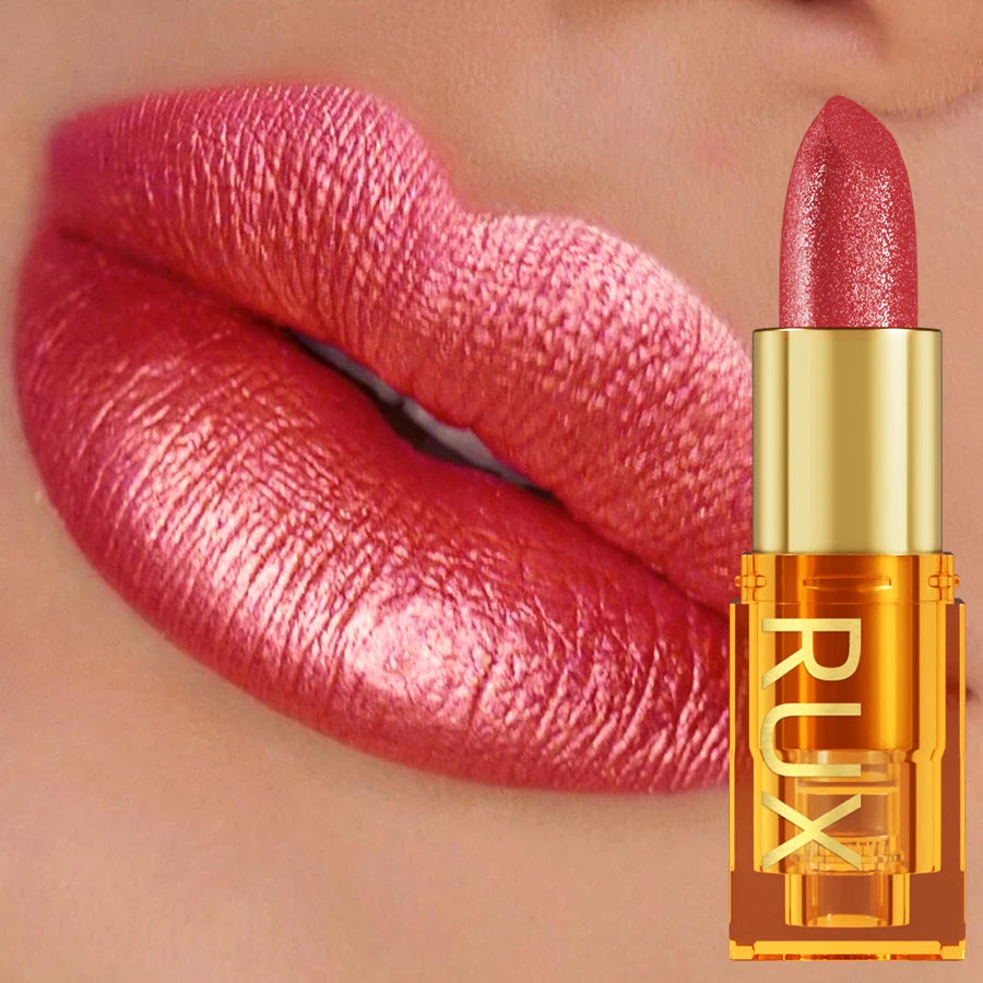 Rouge à Lèvres Métallique Longue Durée