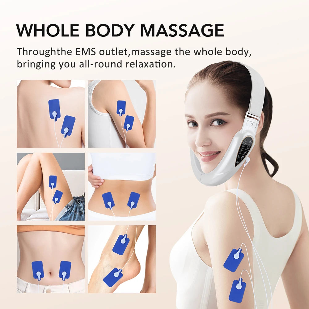Masseur Facial Électrique – Lifting & Raffermissement Visage en V
