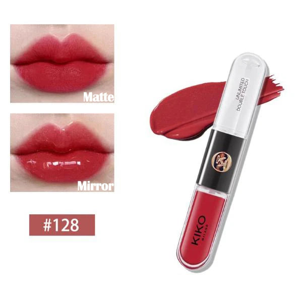 Rouge à Lèvres Double Embout — Gloss Effet Miroir