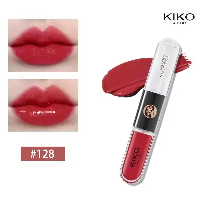 Rouge à Lèvres Double Embout — Gloss Effet Miroir
